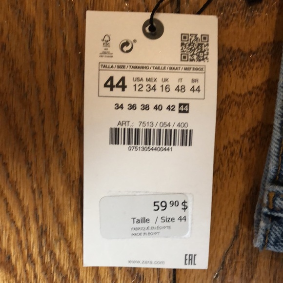 Zara The 90’s Full Length Denim - Picture 7 of 8